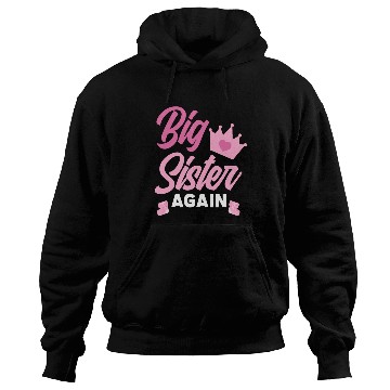 Discover Again Sister Pregnancy Announcement Hoodies