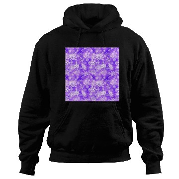 Discover Purple White Snowflakes Pattern Hoodies