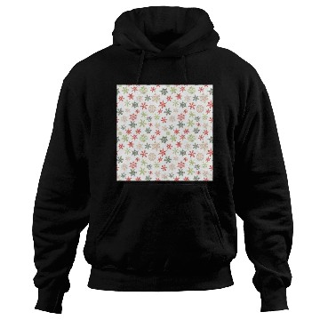 Discover Modern Snowflakes Pattern Hoodies