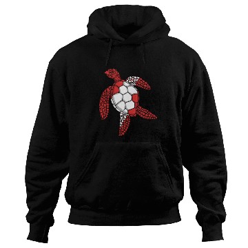 Discover Scuba Diver Red White Flag Turtle Scuba Diving Hoodies