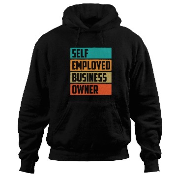 Discover Self Employed Business Owner Work Freelancer Boss Hoodies