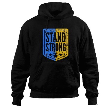 Discover Ukraine ukrainian stand strong batch Hoodies