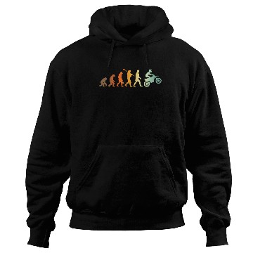 Discover Motocross Biker Evolution Motorcross Hoodies