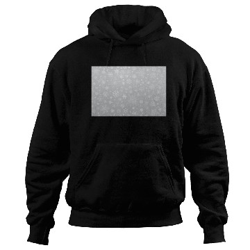 Discover Abstract Grey Snowflakes Pattern Hoodies
