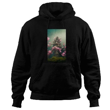 Discover Underwater Sakura Temple Hoodies