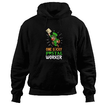 Discover One Lucky Postal Worker St. Patrick's Day Clover Hoodies