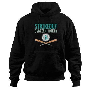 Discover Funny Baseball Lover For Teal Ribbon Awareness Hoodies