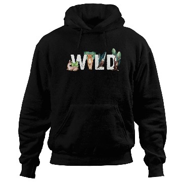 Discover Wild Animals Cat Eagle Monkey Deer Hoodies
