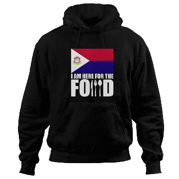 Discover Saint Martin flag souvenir food travel Hoodies