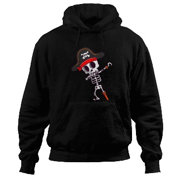 Discover Dabbing Skeleton Pirate Spooky Halloween Hoodies