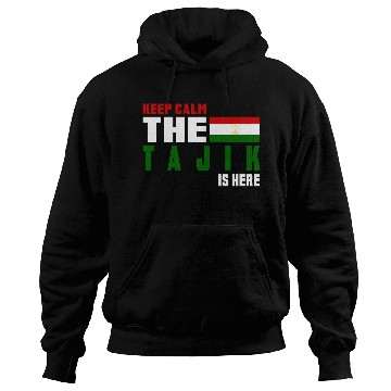 Discover Keep Calm Tajikistan flag design Hoodies