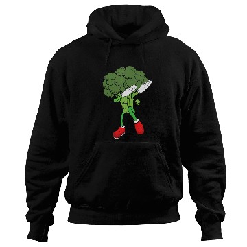 Discover Cute Funny Dancing Broccoli Veggie Lover Hoodies