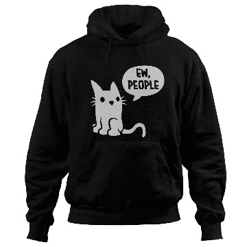 Discover comic cat ew people Hoodies