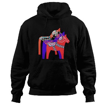Discover Dalarna horse Hoodies