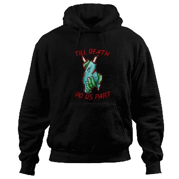 Discover Married Lovers Tikk Death Do Us Apart Zombie Hoodies