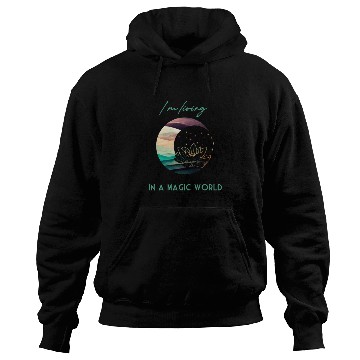 Discover Magic Spiritual Desert Moon Water Lily Hoodies