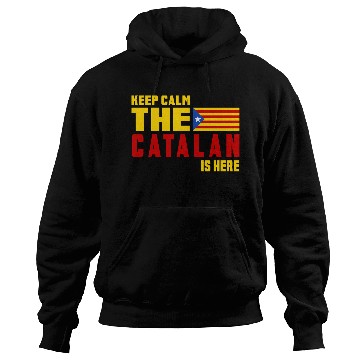 Discover Keep Calm Catalonia flag design Hoodies