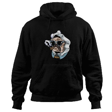 Discover Pug King Smoker Gift Hoodies