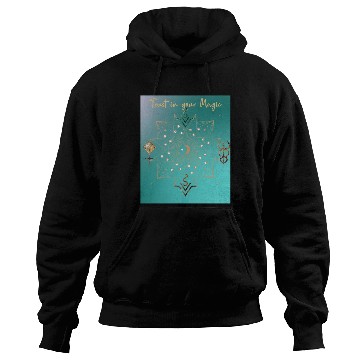 Discover Celestial Trust in your Magic Emerald Hoodies