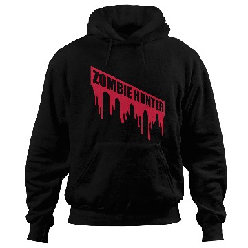 Discover zombie hunter halloween quote Hoodies