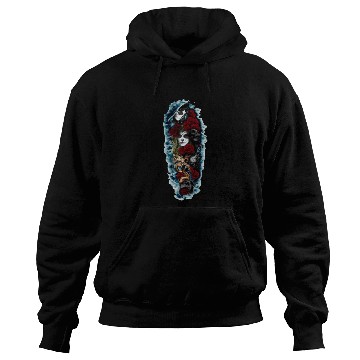 Discover Skull flowers Hoodies
