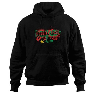 Discover Burkina Faso graffiti design Hoodies