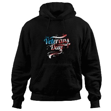 Discover US Flag Colored Logo For Veterans Day Hoodies
