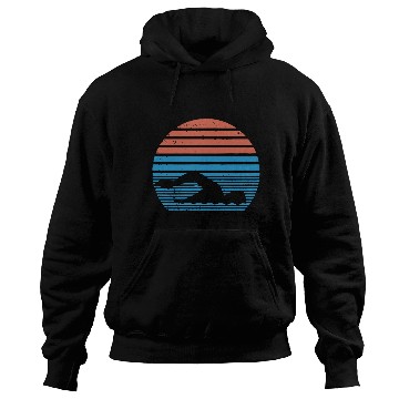 Discover Retro Swim Swimmer Swimming Hoodies
