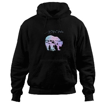 Discover Winter stories Bear Trees Pastel Rainbow Hoodies