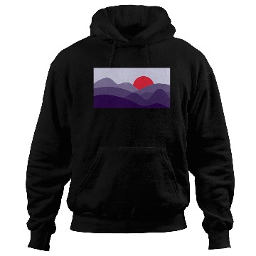 Discover Minimalist Sun Cyber Grape Purple Hoodies