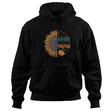 Discover Halloween Theme Good Morning Pumpkin Sunflower Hoodies