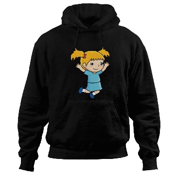 Discover Girl jumps school enrollment joy kindergarten Hoodies
