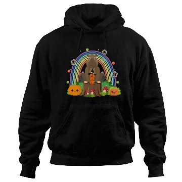Discover Capybara with a pumpkin Hoodies