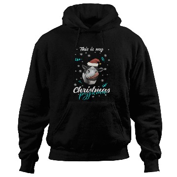 Discover Winter Christmas Pyjama Cow Hoodies