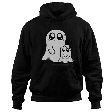 Discover dad child ghost comic Hoodies