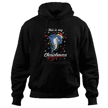 Discover Winter Christmas Pyjama Shark Hoodies