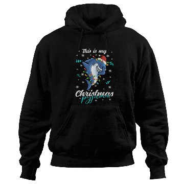 Discover Winter Christmas Pyjama Shark Hoodies