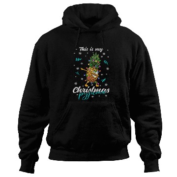 Discover Winter Christmas Pyjama Pineapple Hoodies