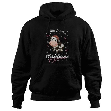 Discover Winter Christmas Pyjama Cow Hoodies