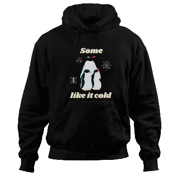 Discover Some like it cold penguin family winter design Hoodies