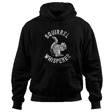 Discover Vintage Squirrel Lover Squirrel Whisperer Hoodies