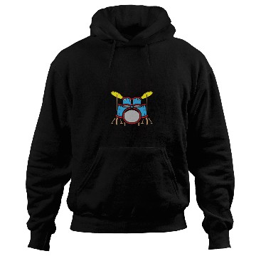 Discover Drummer Drums Music Drum Set Drumming Hoodies