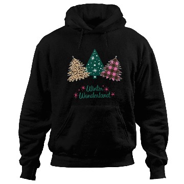 Discover Winter Wonderland - Christmas Trees! Hoodies
