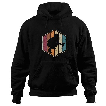 Discover Vintage Baseball Catchers Baseball Catcher Softbal Hoodies