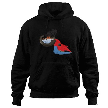 Discover buffalo skull colorful Hoodies