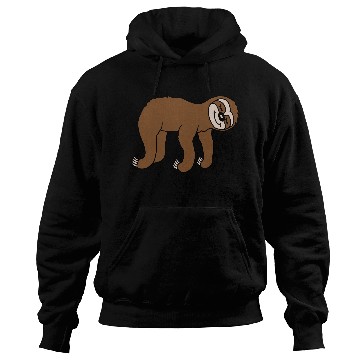 Discover Lying tired sloth sleeping Hoodies