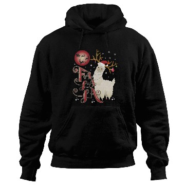 Discover Fa la la llama xmas christmas Hoodies
