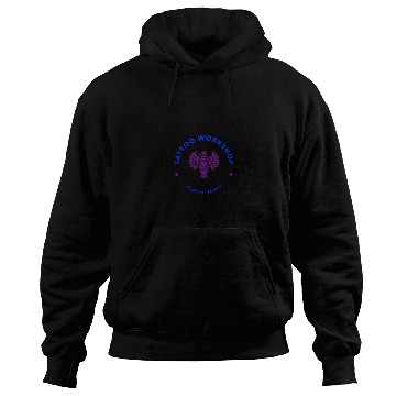 Discover abstract logo maker for a tattoo workshop 1247f 26 Hoodies