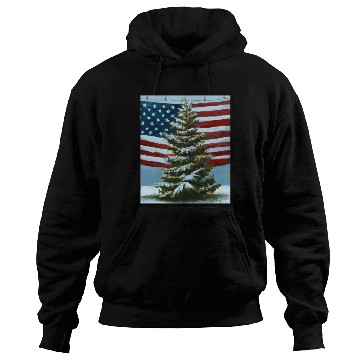 Discover Patriotic Christmas Decorated Christmas Tree With Hoodies