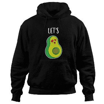 Discover Couple Matching Avocado Let's Cuddle Romantic Gift Hoodies